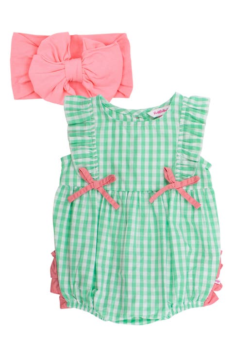 Spring Romper & Bow (Baby & Toddler)