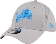 New Era Men's New Era Gray Detroit Lions Perforated 39THIRTY Flex Hat