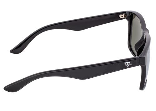 Sixty One Solaro Polarized Sunglasses In Black/silver