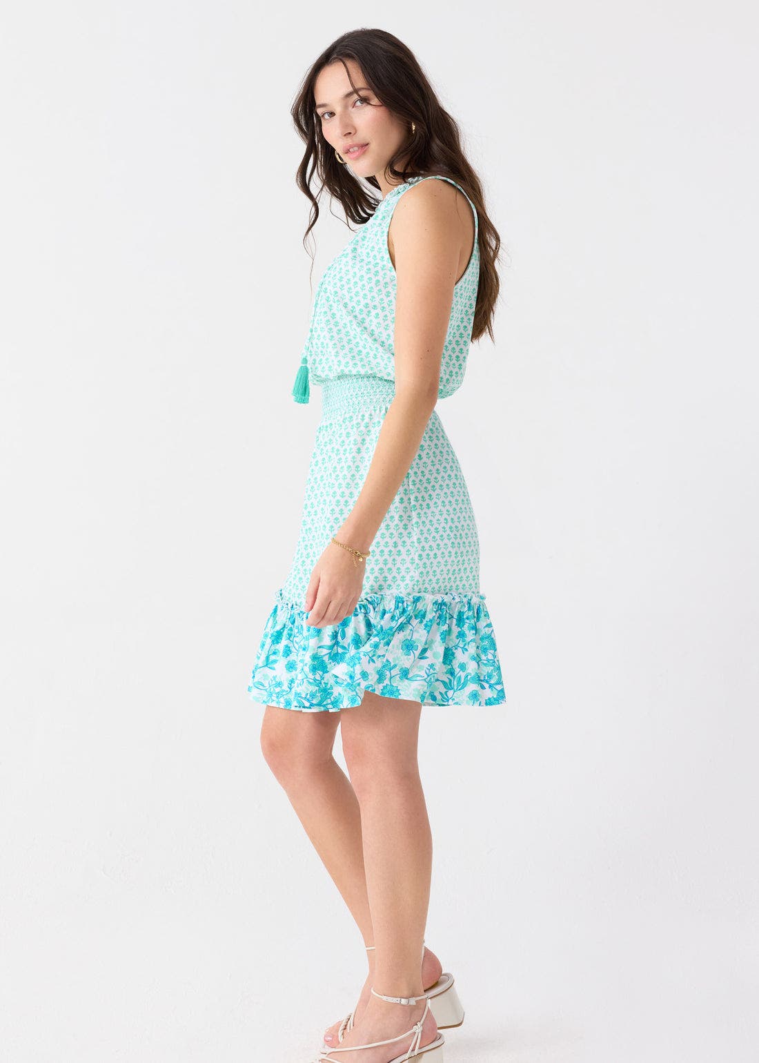 Smocked Waist Dress - image 4