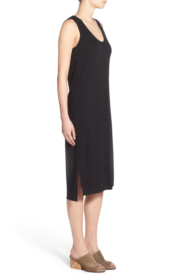 Jersey Tank Dress, Alternate, color, TRUE BLACK