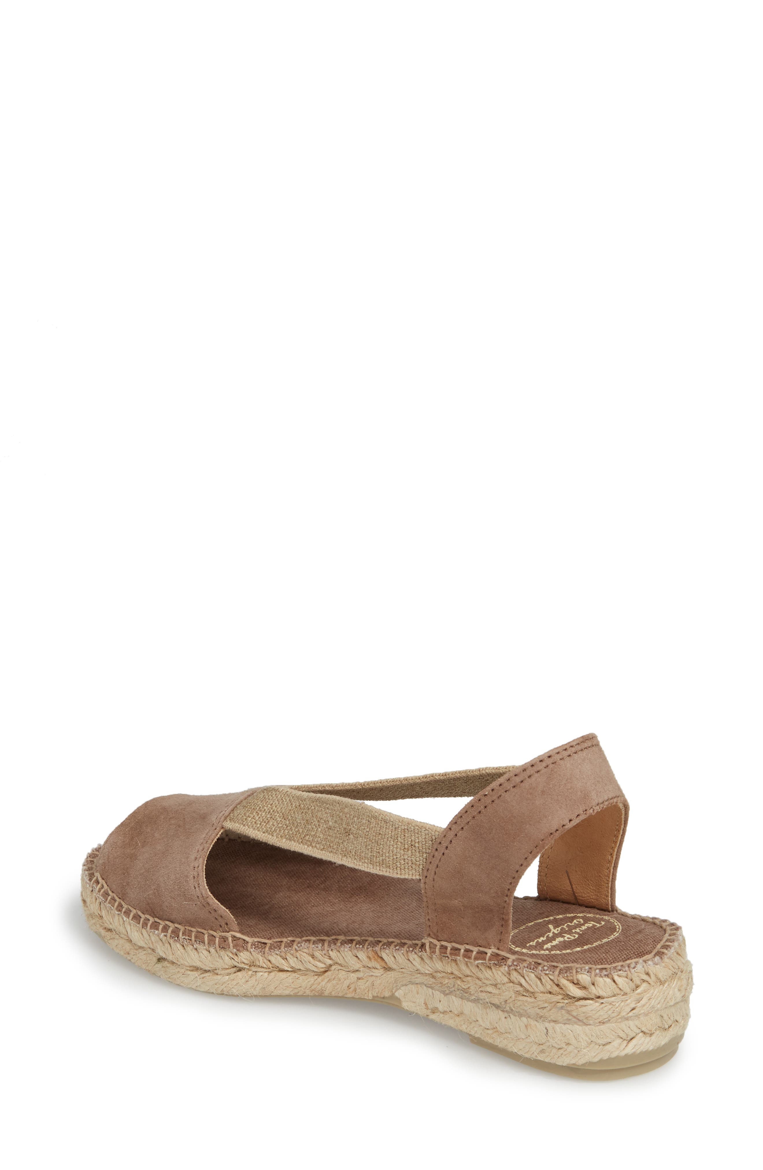 Ella Espadrille Sandal, Alternate, color, TAUPE SUEDE
