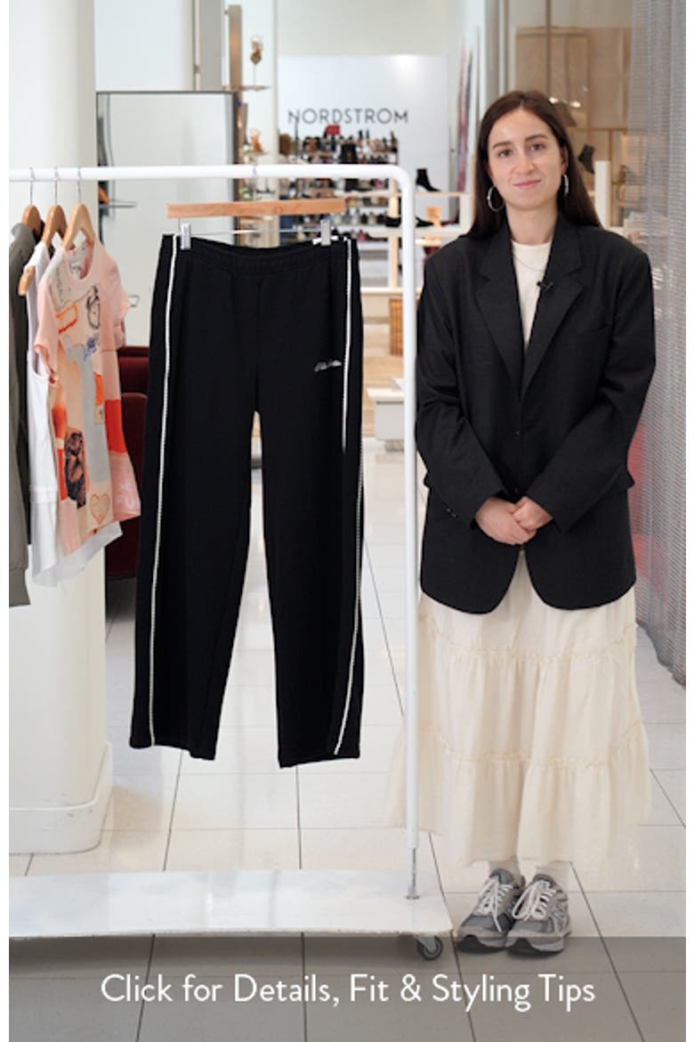 Sportswear Studio Mid Rise Scallop Wide Leg Fleece Pants video