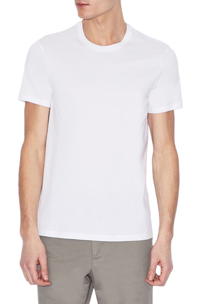 Crewneck T-Shirt, Main, color, WHITE