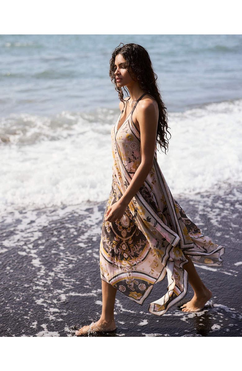 MINT VELVET Desert Bloom Handkerchief Maxi Dress, Alternate, color, 