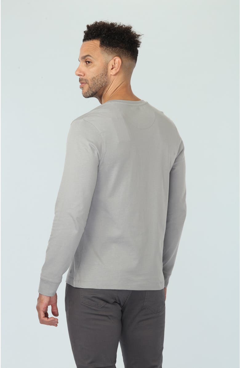 Vustra Chiseled Stone Long Sleeve Henley, Alternate, color, 
