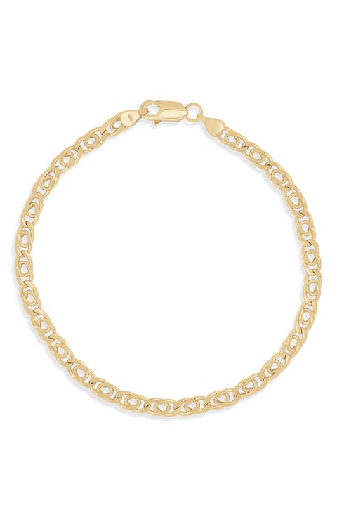 14k Gold Chain Bracelet