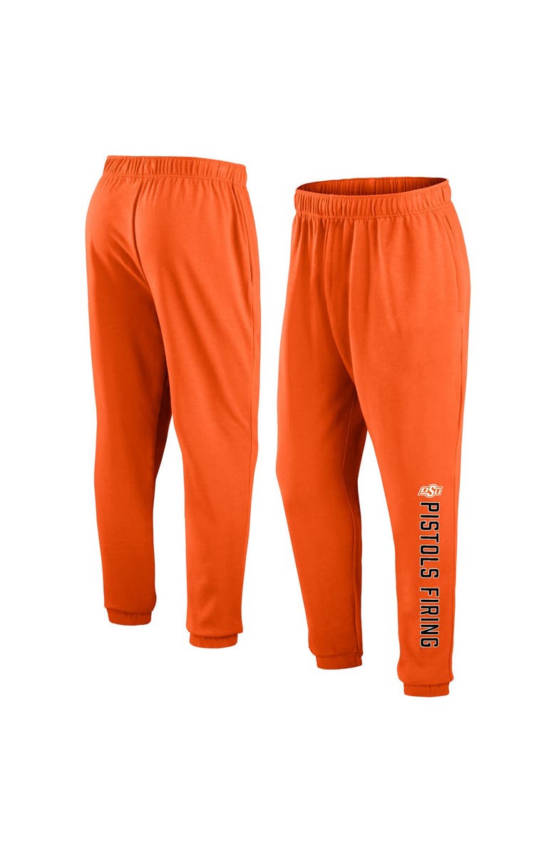 FANATICS Men
s Fanatics Branded Orange Oklahoma State Cowboys Chop Block Fleece Sweatpants, Alternate, color, Orange