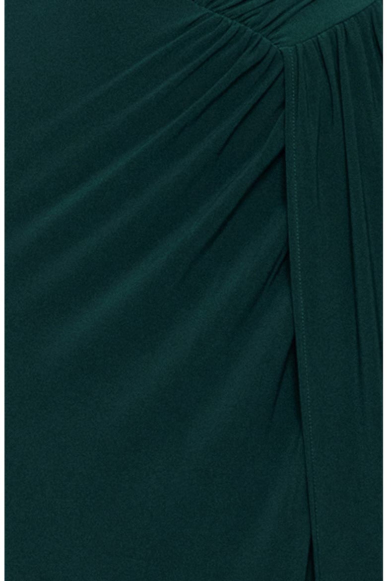 Bead Detail Long Sleeve Knit Gown, Alternate, color, FOREST