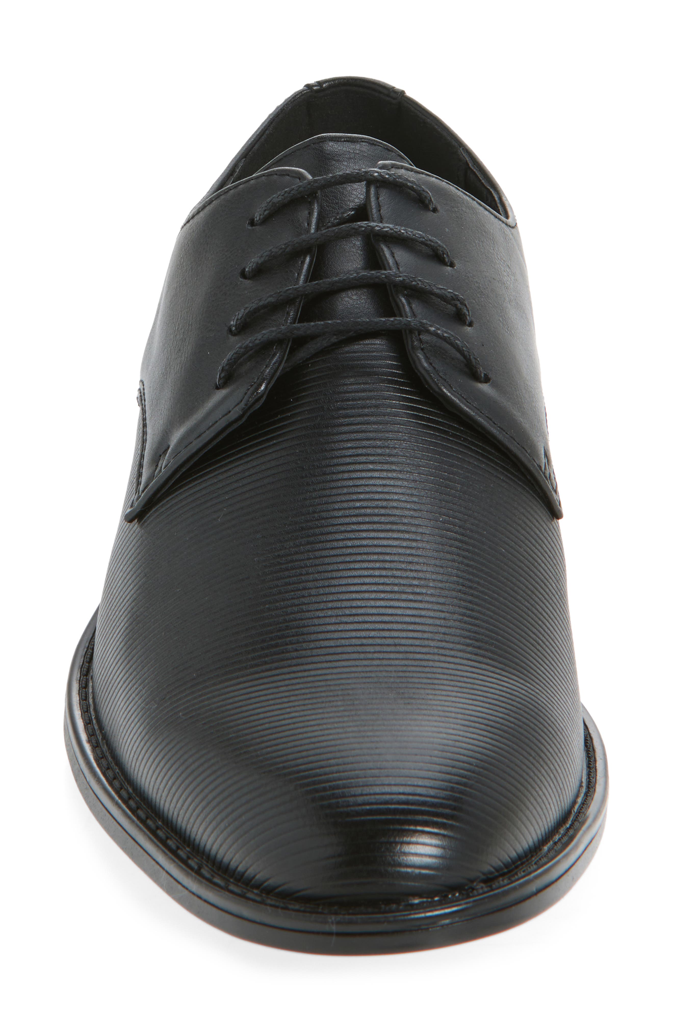 GEOFFREY BEENE Ribbed Derby, Alternate, color, Black