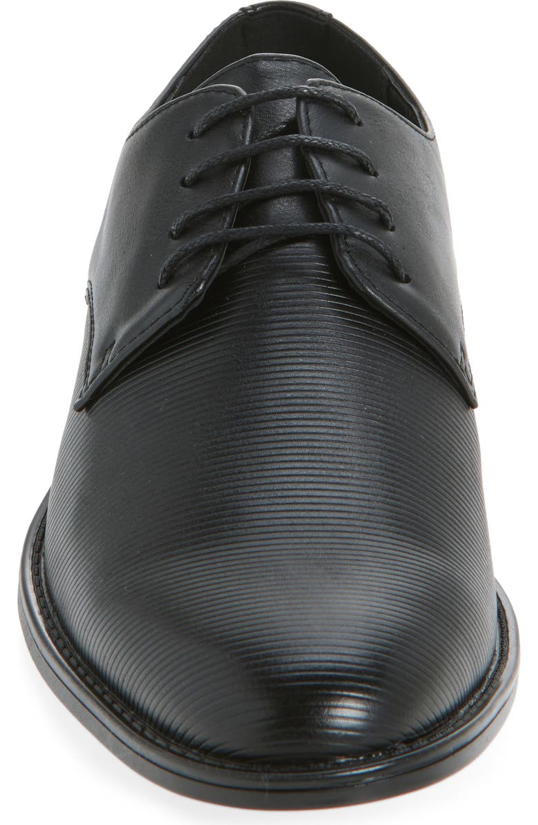 GEOFFREY BEENE Ribbed Derby, Alternate, color, Black