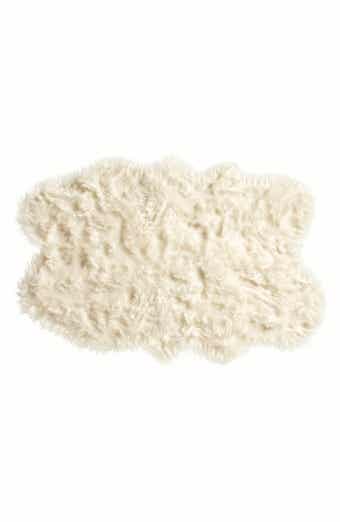 LUXE Gordon Faux Fur Throw - Off White