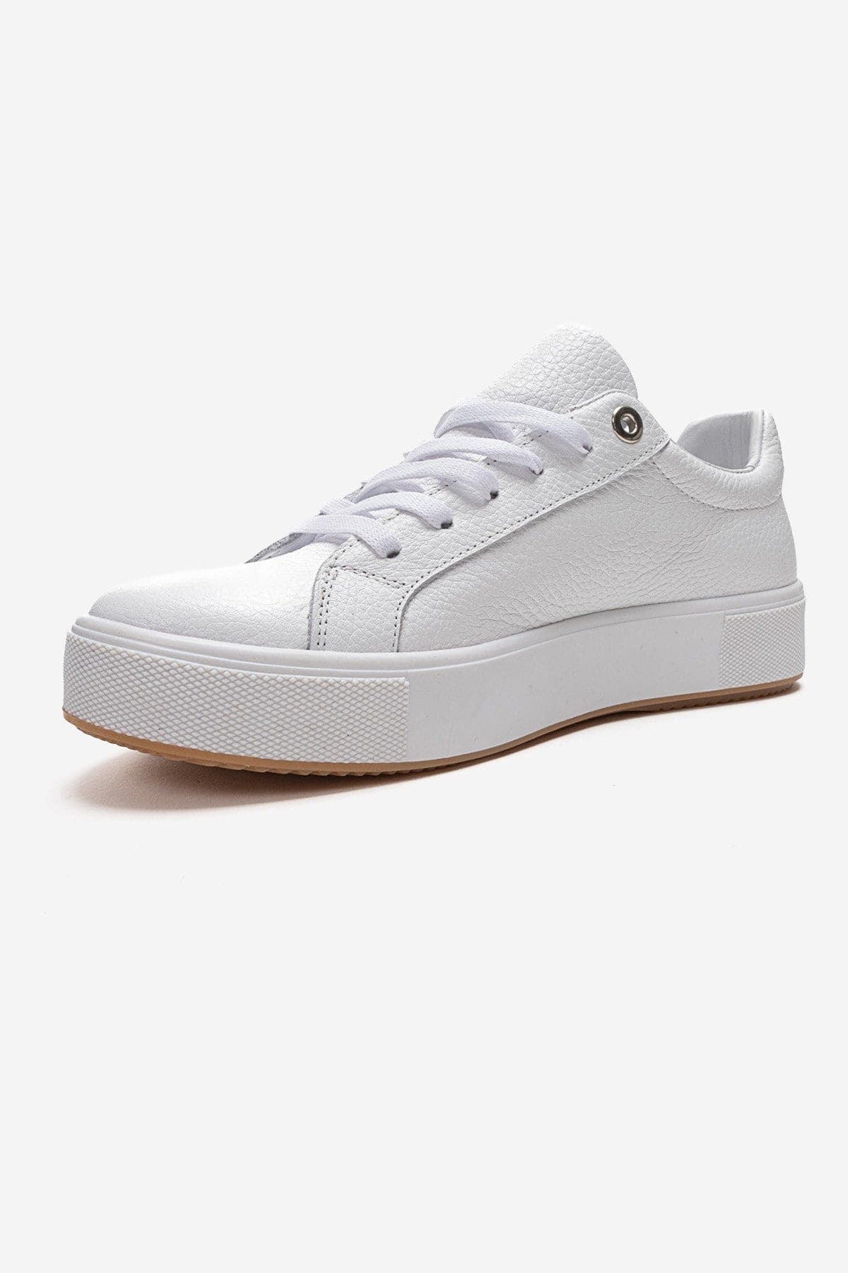 Pallen Leather Casual Sneaker, Alternate, color, White