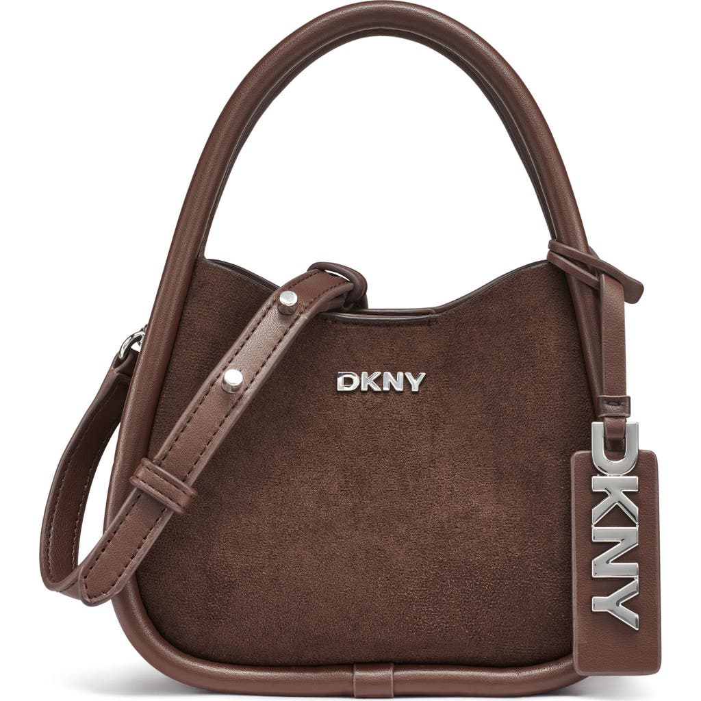 Dkny Capri Hobo Crossbody In Brown