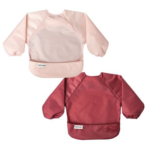 Mess-Proof/Waterproof 2-Pack Long-Sleeve Bib