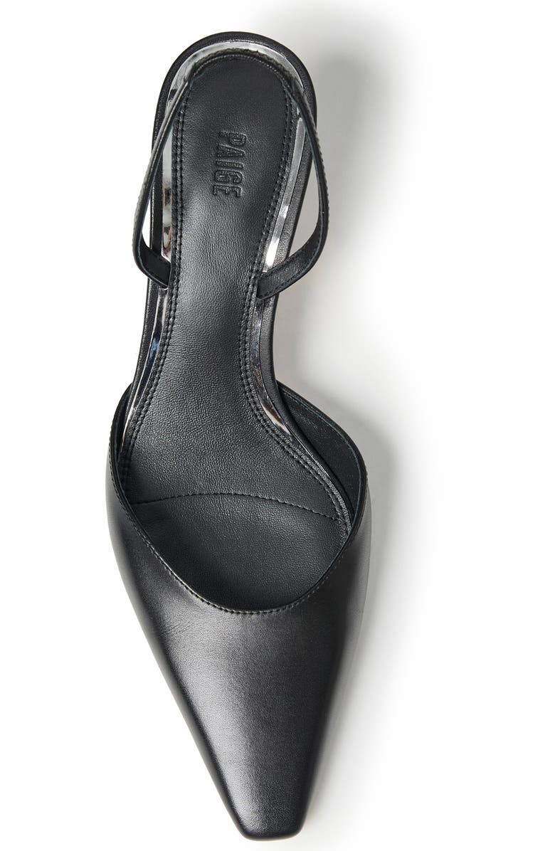 PAIGE Wren Slingback Pump, Alternate, color, Black