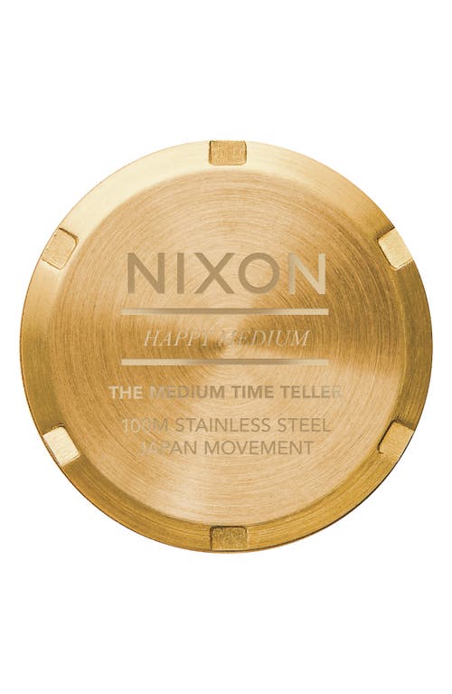 Nixon Medium Time Teller Bracelet Watch, 31mm In Gold