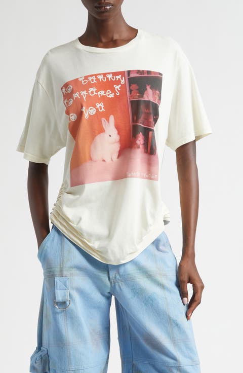 Oversize Organic Cotton Graphic T-Shirt