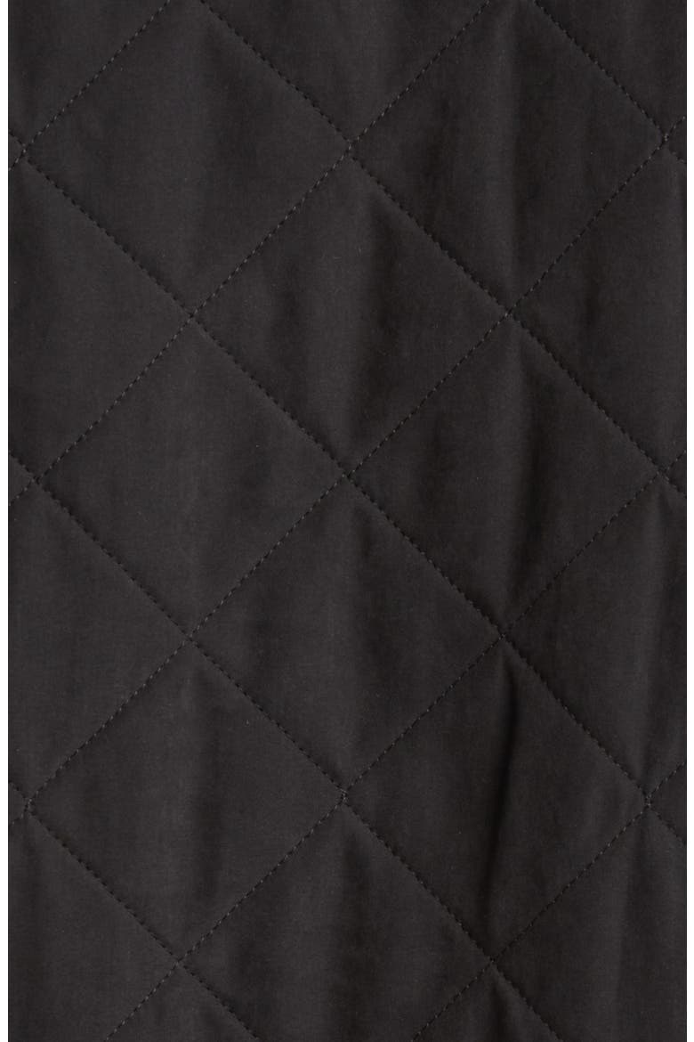 Bowden Quilted Nylon Jacket, Alternate, color, BLACK