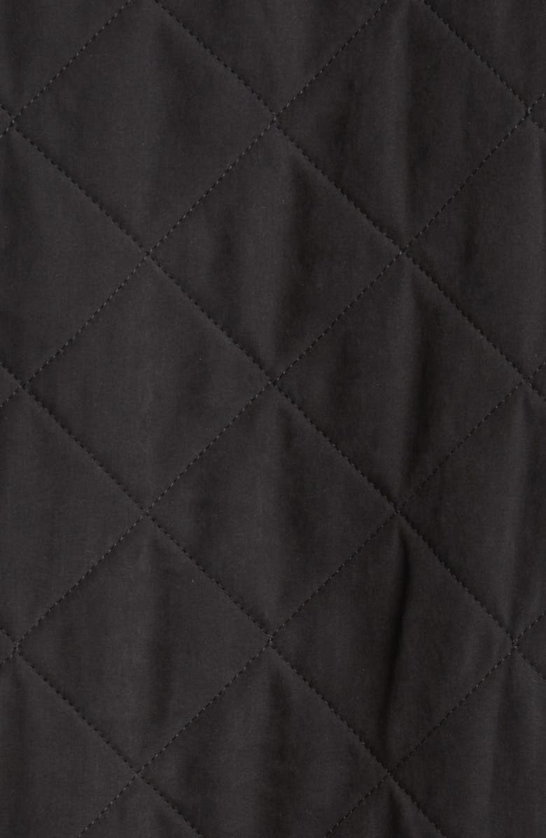 Barbour Bowden Quilted Nylon Jacket, Alternate, color, Black