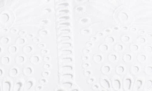Lilly Pulitzer ® Zander Cotton Eyelet Romper In Resort White Pineapple Tile