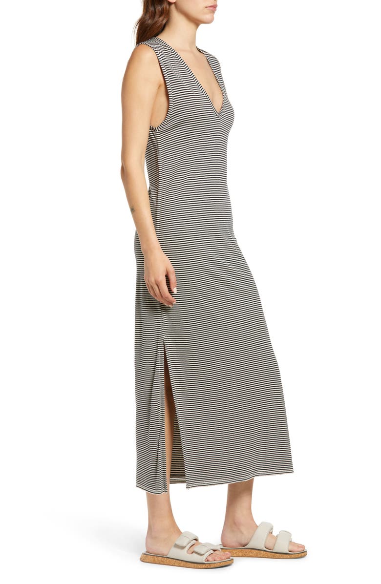 rag & bone Michal Stripe Muscle Tank Midi Dress, Alternate, color,