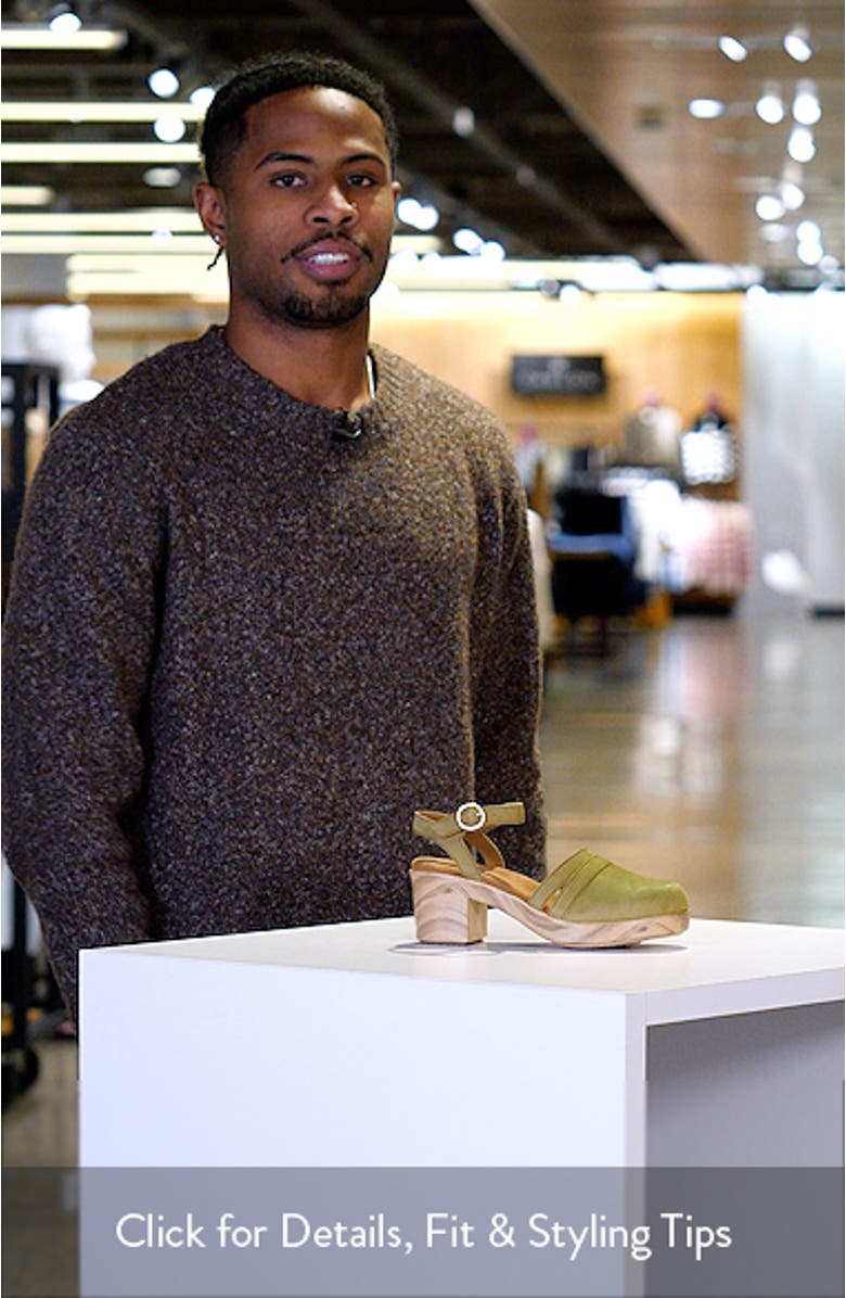 Fillmore Ankle Strap Platform Clog, sales video thumbnail