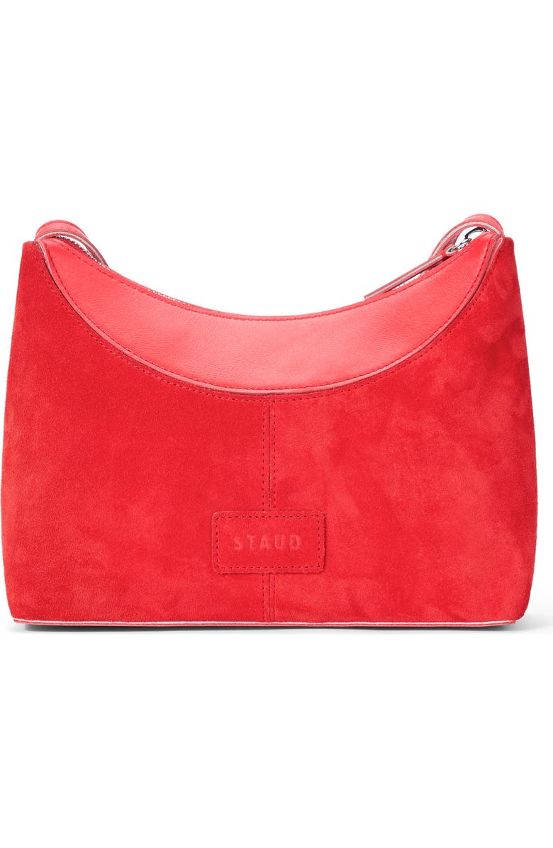 STAUD Rowey Shoulder Bag, Alternate, color, Red Rose