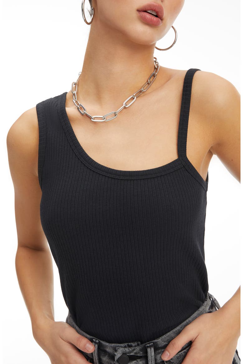 Asymmetric Rib Tank, Alternate, color, BLACK001