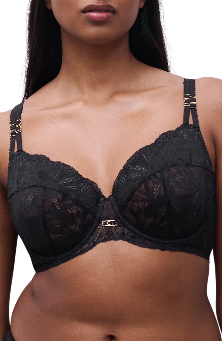 Chantelle Lingerie Muse Underwire Lace Unlined Bra, Main, color, 