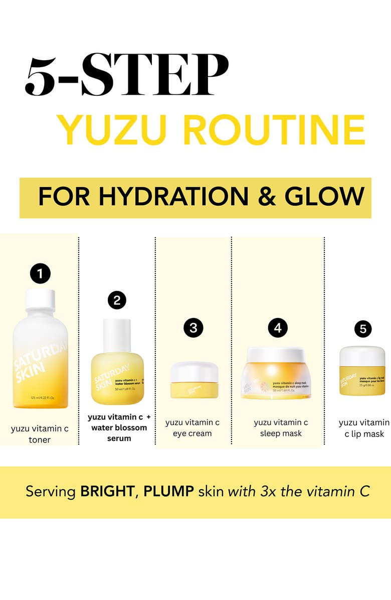 Saturday Skin Yuzu Bright Besties 3-Piece Set $42 Value, Alternate, color, 