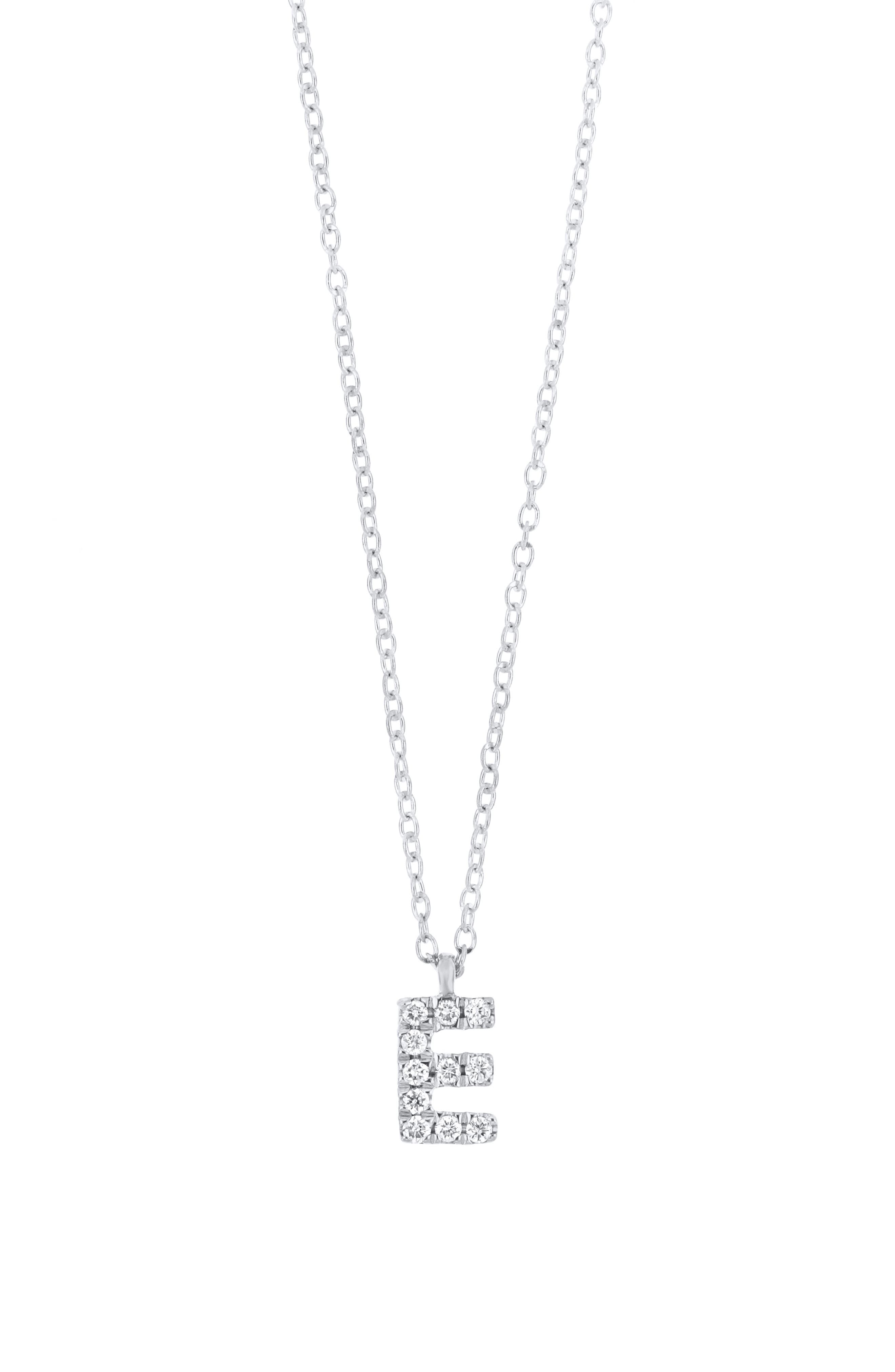 18K WHITE GOLD - E