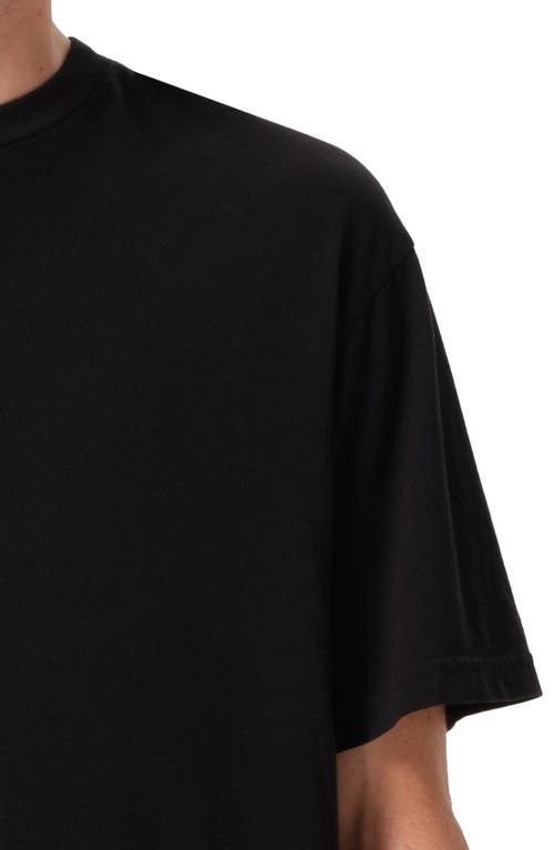 Agolde Men's Asha Mock-neck T-shirt In Black