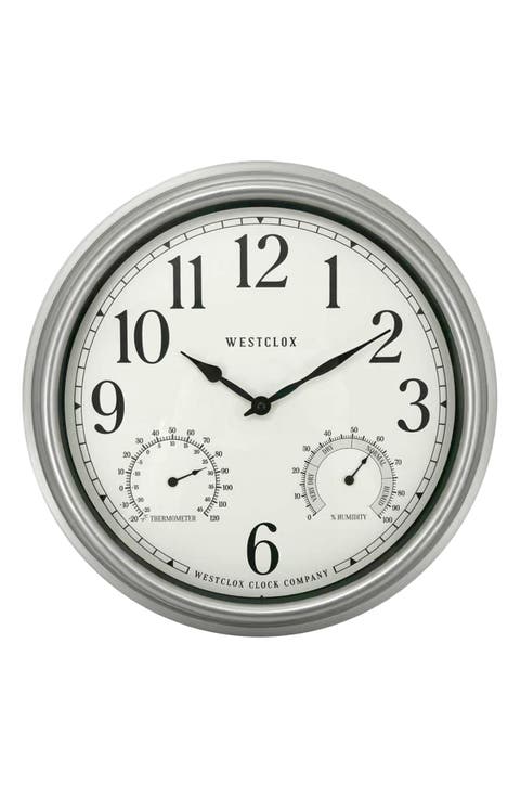 16-Inch Indoor/Outdoor Wall Clock