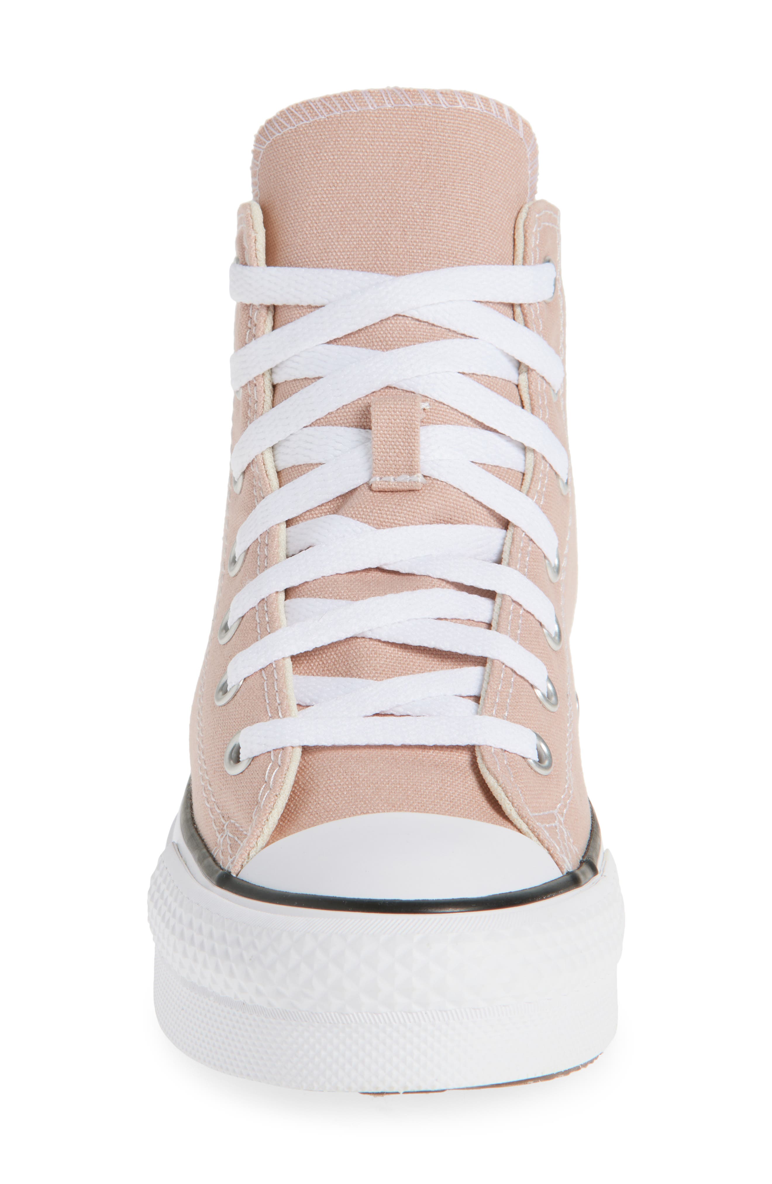 Converse Kids' Chuck Taylor<sup>®</sup> All Star<sup>®</sup> EVA Light High Top Platform Sneaker, Alternate, color, Dusty Cinder/ White