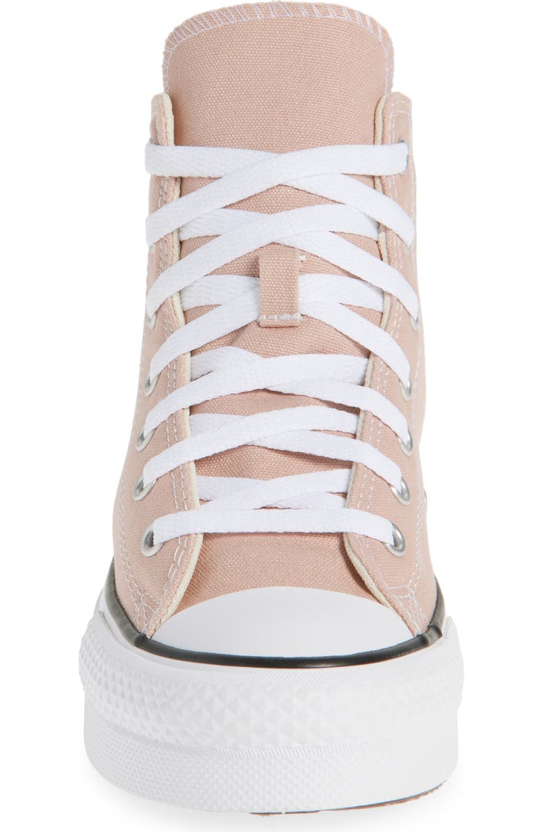 Converse Kids' Chuck Taylor<sup>®</sup> All Star<sup>®</sup> EVA Light High Top Platform Sneaker, Alternate, color, Dusty Cinder/ White