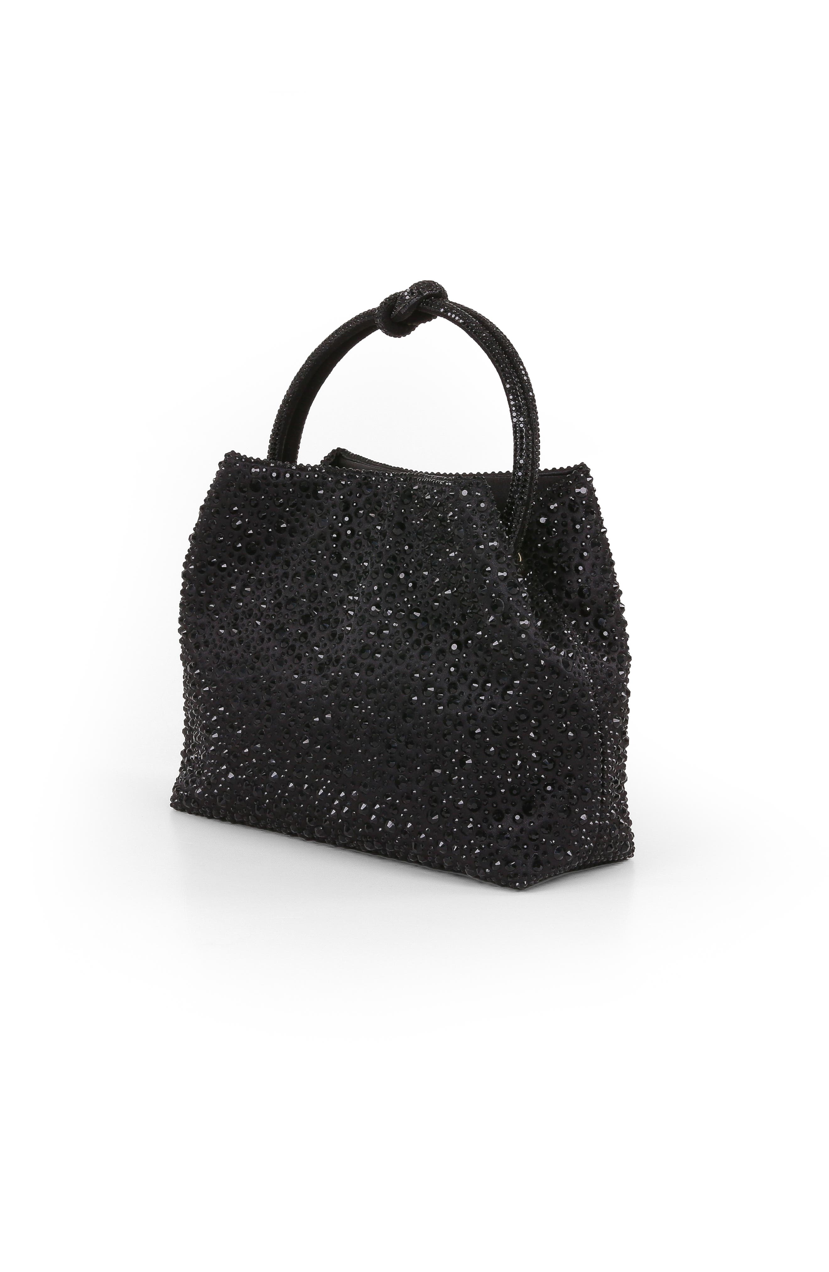 Jewel Badgley Mischka Joy Mix Crystal Mini Bucket Handbag, Alternate, color, 