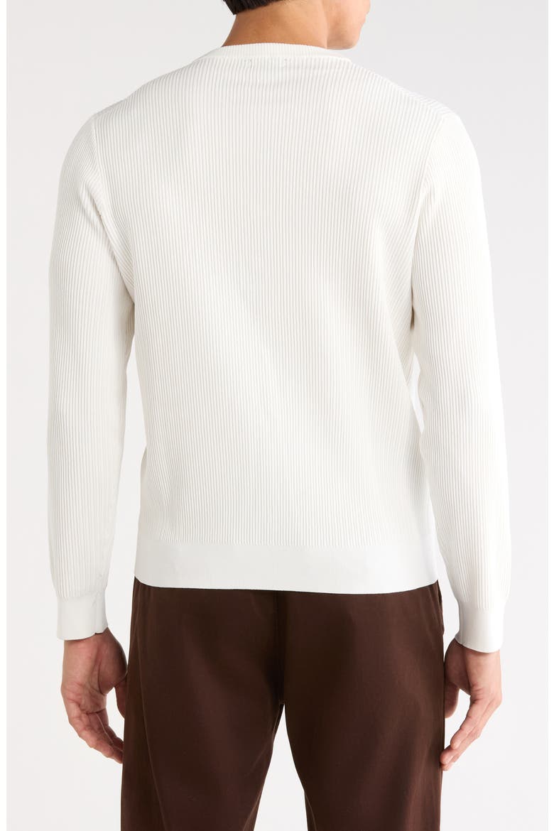 Declan Ribbed Long Sleeve Henley, Alternate, color, ECRU