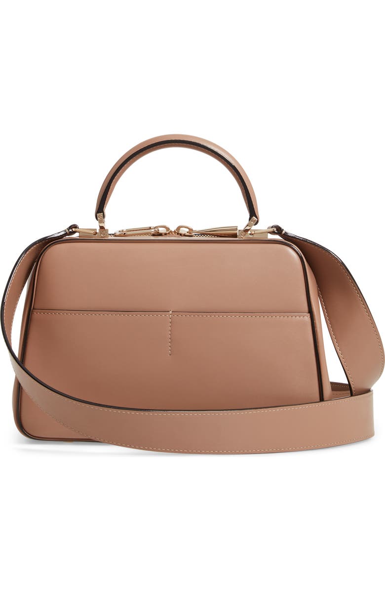 Valextra Medium Serie Leather Top Handle Bag, Alternate, color,