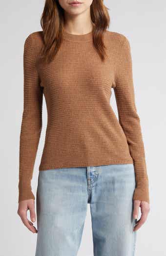Slim Fit Wool & Cashmere Waffle Knit Sweater