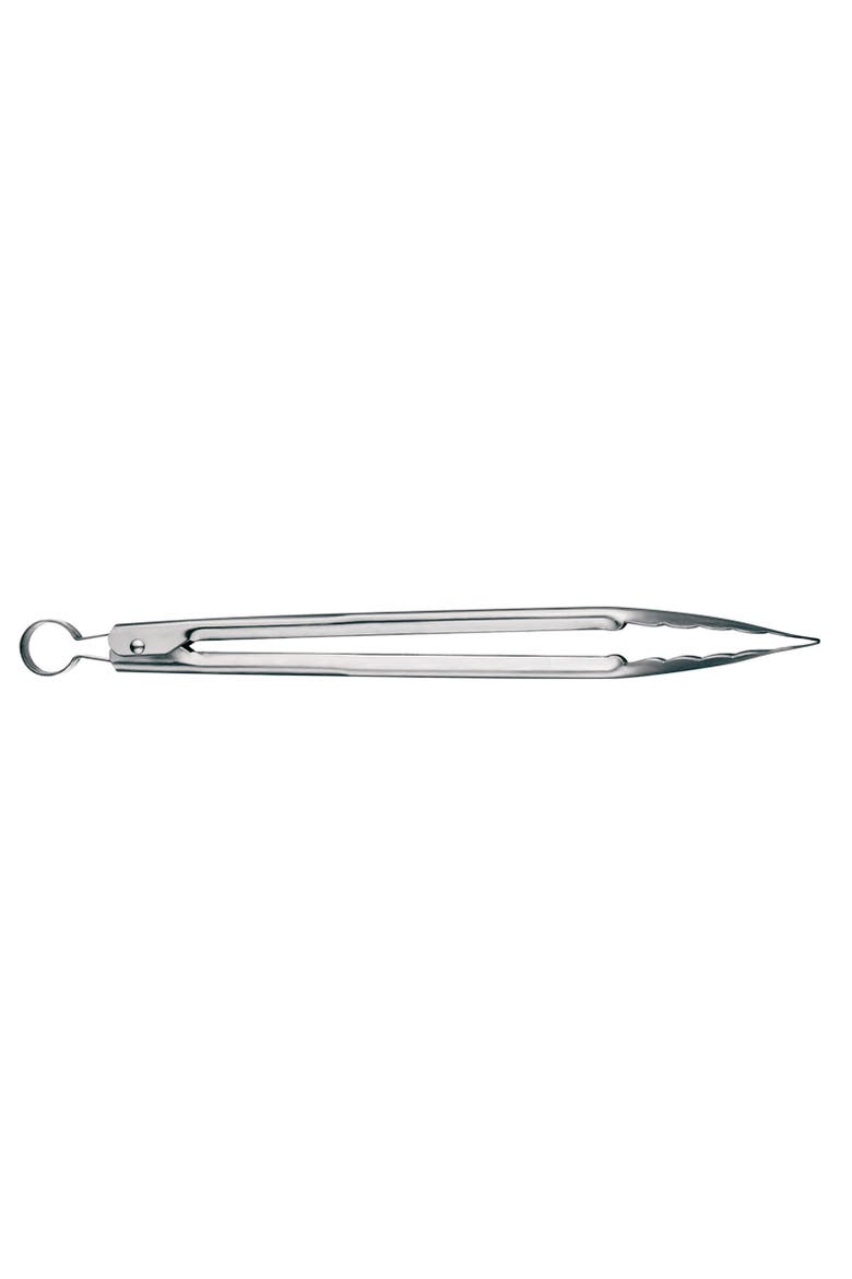 9.5 Inch Stainless Steel Locking Tongs, Alternate, color, Silver