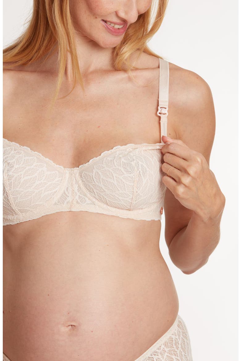 Bliss Pregnancy and nursing bra, Alternate, color, Blush