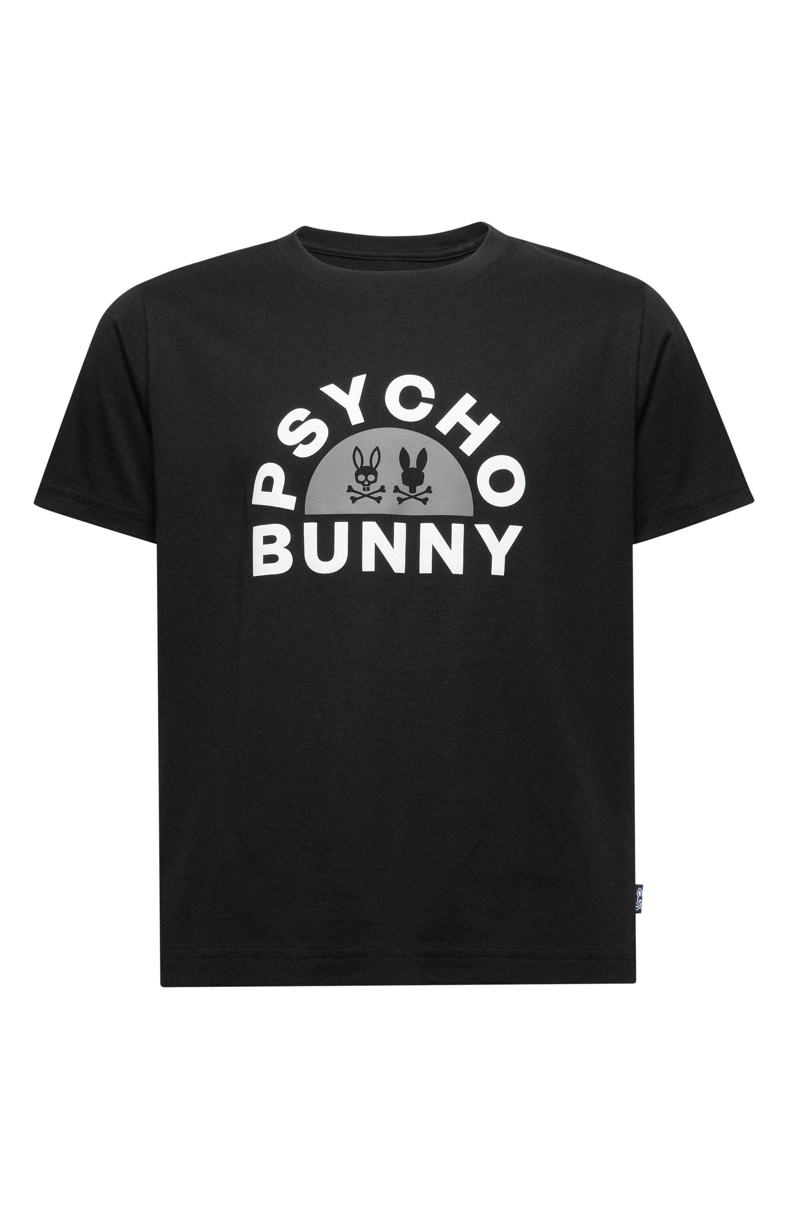 Psycho Bunny Kids' Goldie Cotton Graphic T-Shirt