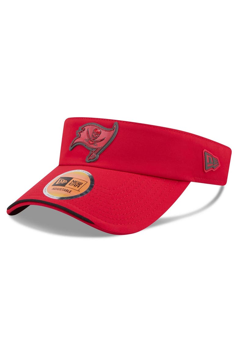 Men's New Era Red Tampa Bay Buccaneers 2026 Sideline Adjustable Visor, Alternate, color, Red