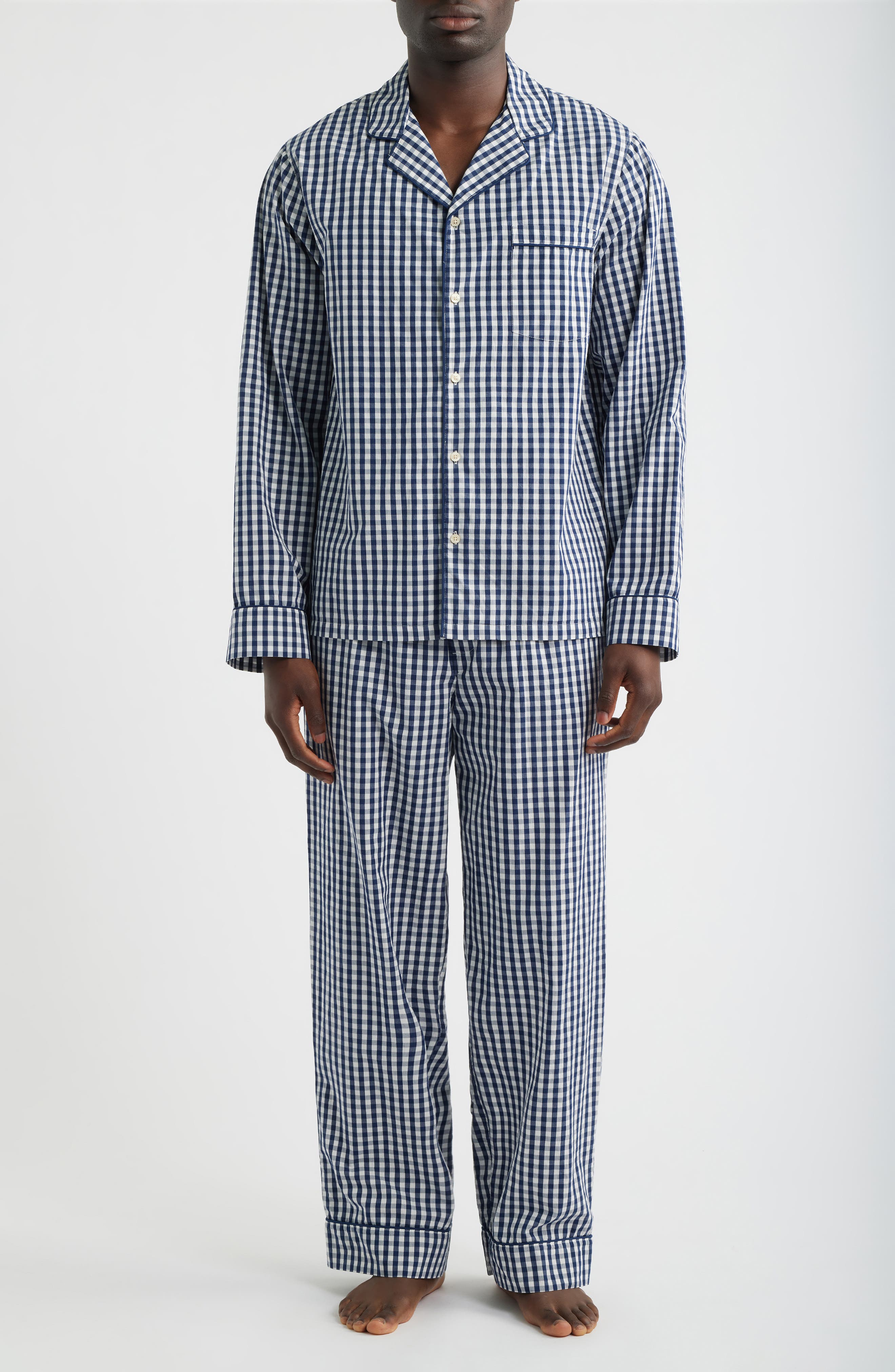 NAVY LAURENT GINGHAM
