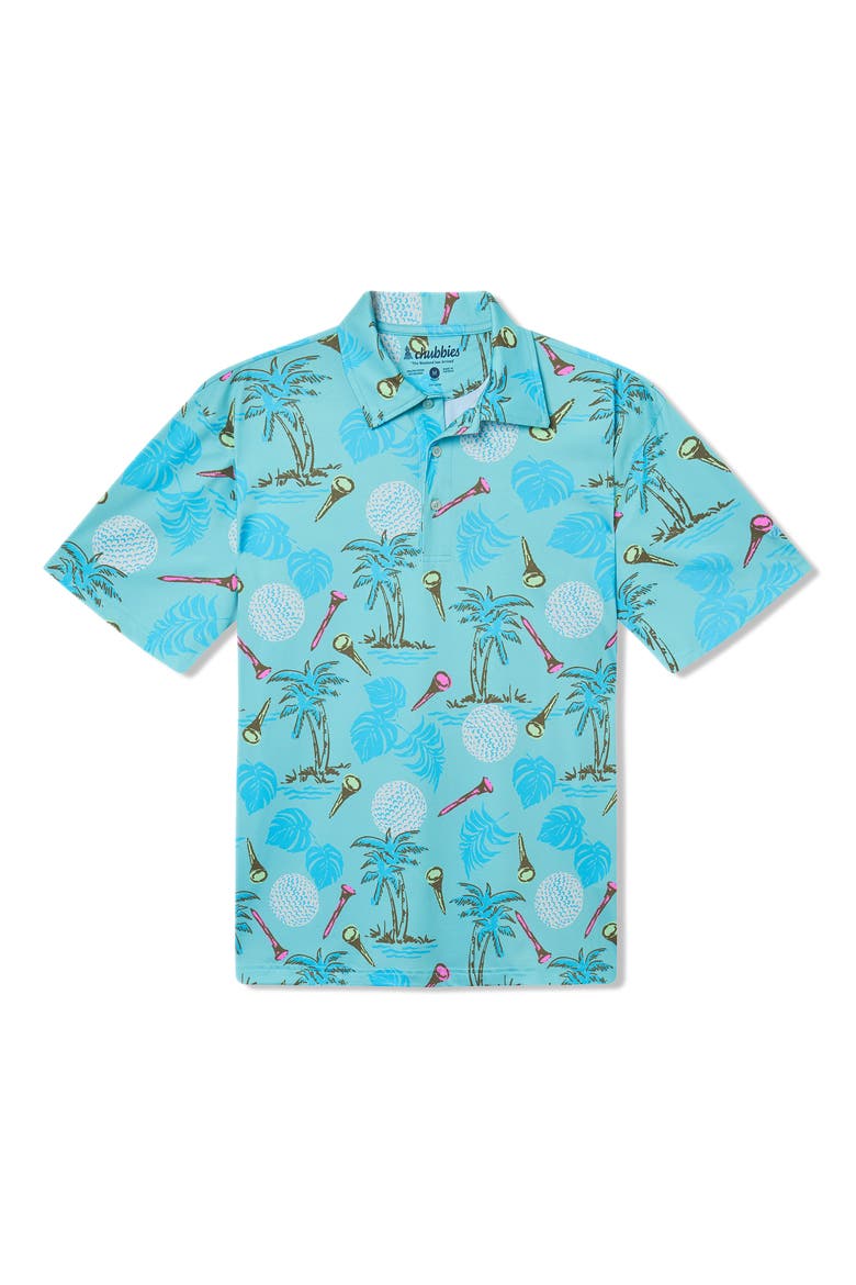 Performance Tennis Polo, Main, color, BOGEY MONSTER