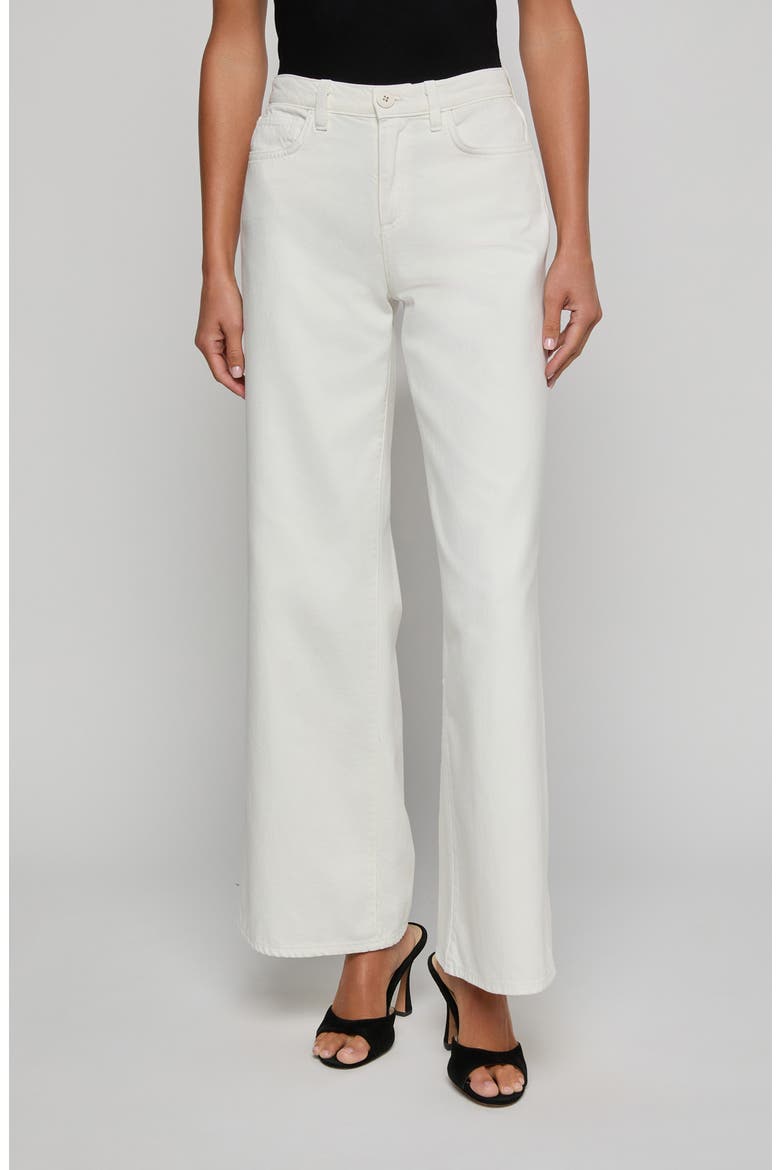 Alicent High Waist Wide Leg Jeans, Alternate, color, LIGHT ECRU