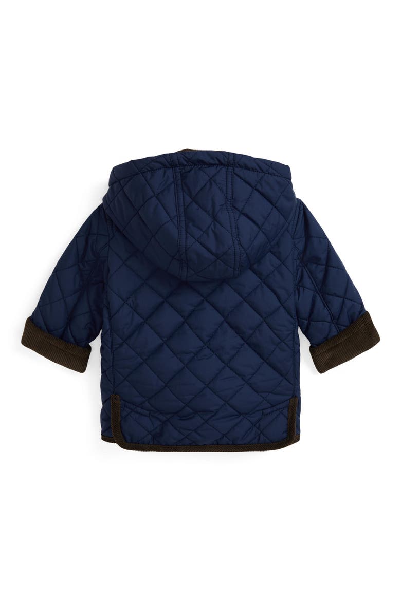 Water Repellent Quilted Barn Jacket, Alternate, color, NEWPORT NAVY