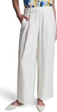 DKNY Rumpled Voile Pull-On Pants