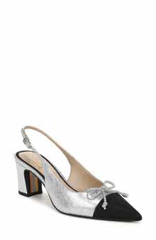 Sam Edelman Willette Slingback Pointed Cap Toe Pump